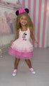 Minnie Tutu Dress – Pink Layered Tulle Dress for Girls, 12M-14